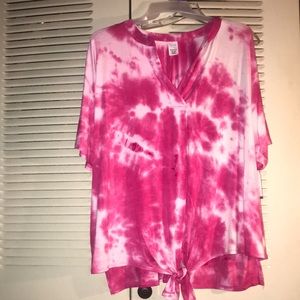 Maternity Tie-dyed Pink and White XXL Brand New With Tags